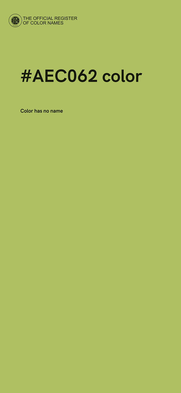 #AEC062 color image