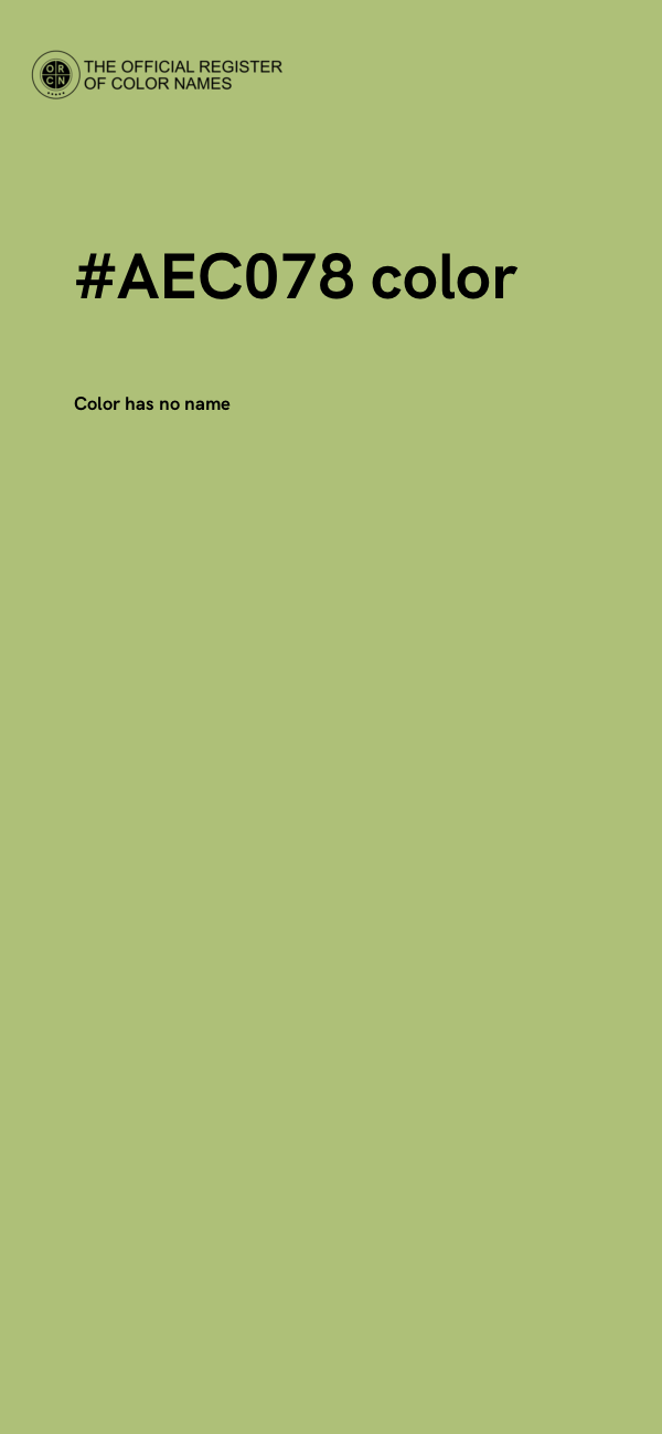 #AEC078 color image