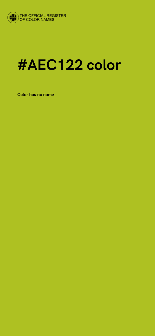 #AEC122 color image
