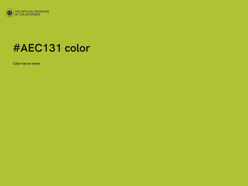 #AEC131 color image