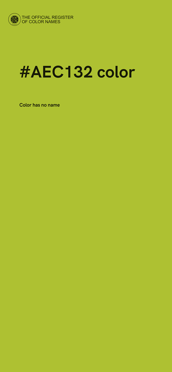 #AEC132 color image