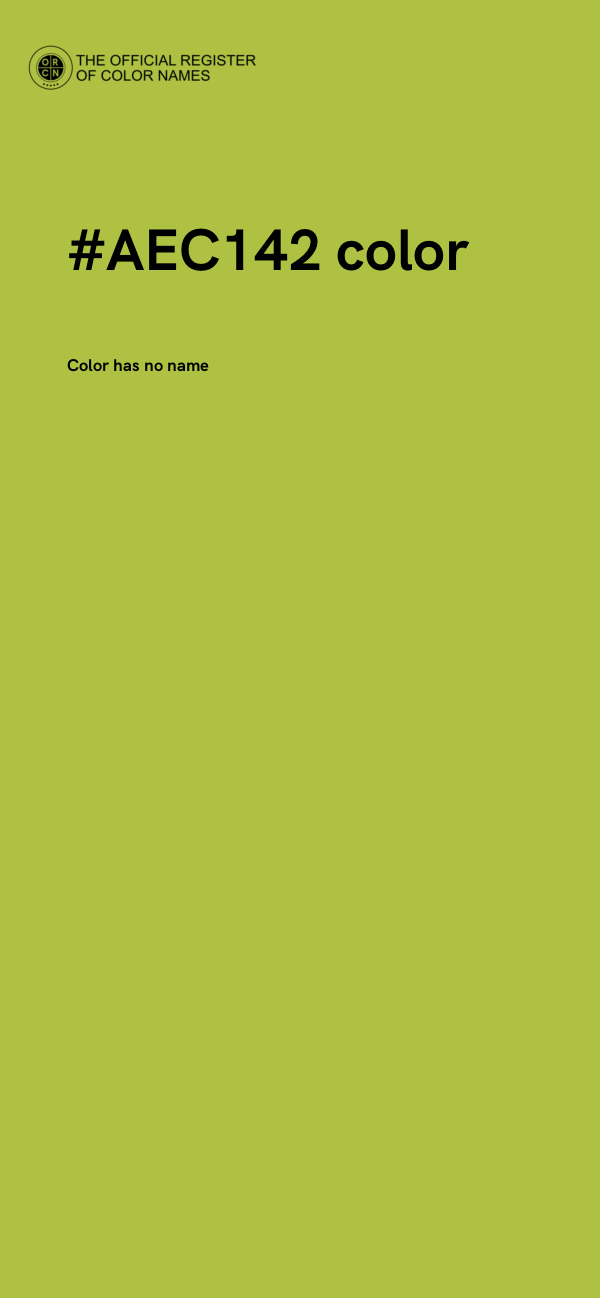 #AEC142 color image