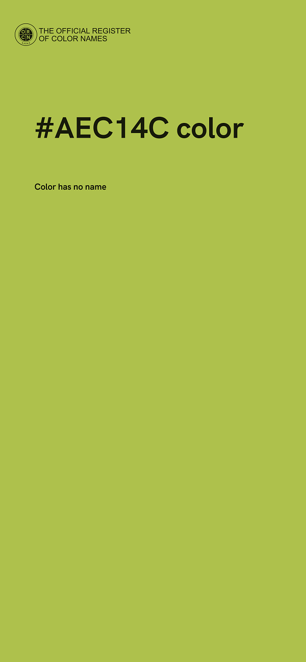 #AEC14C color image