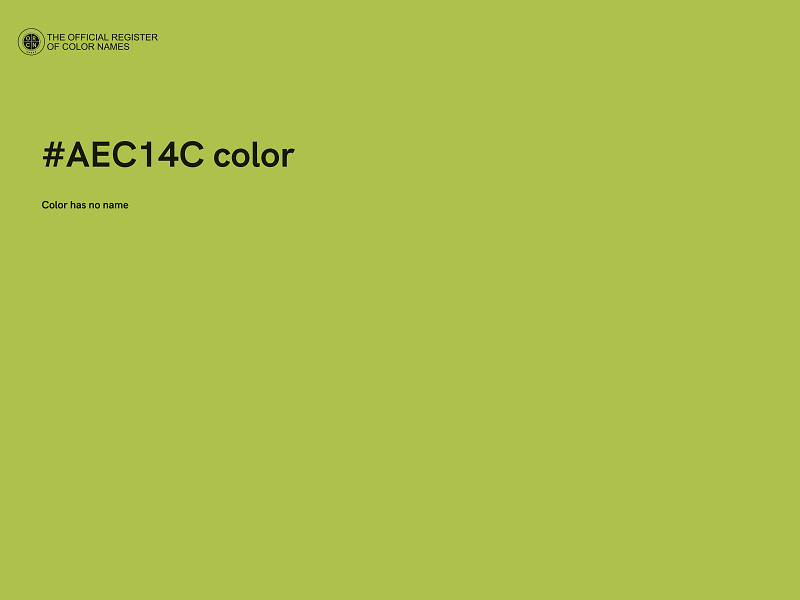 #AEC14C color image