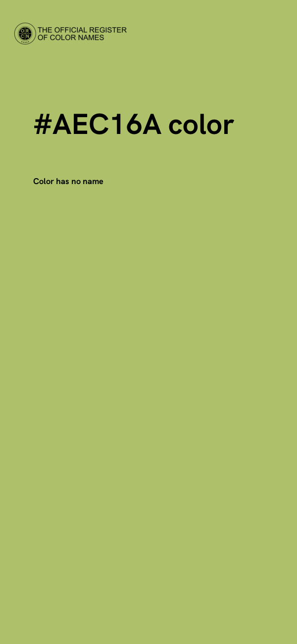 #AEC16A color image