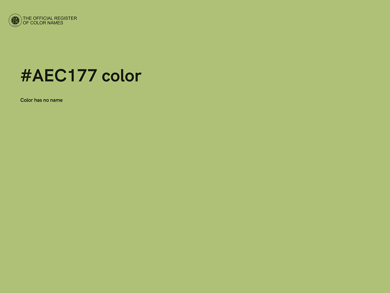 #AEC177 color image