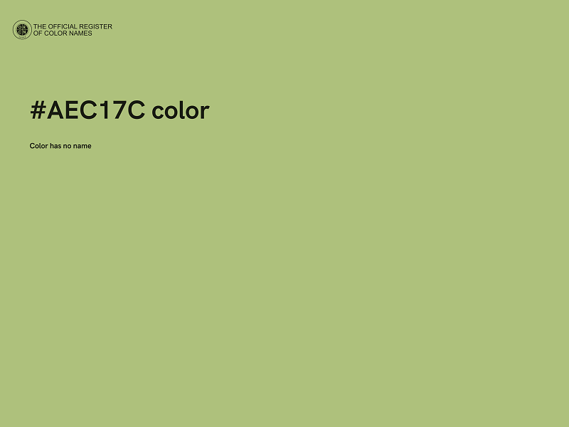 #AEC17C color image