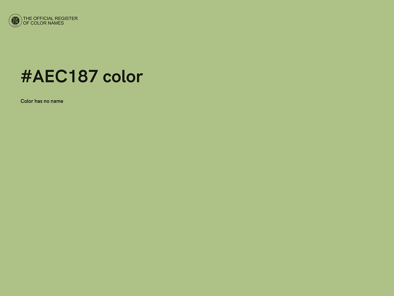 #AEC187 color image