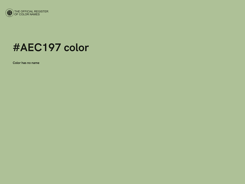 #AEC197 color image