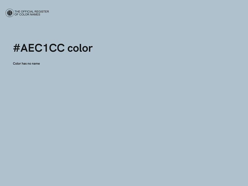 #AEC1CC color image