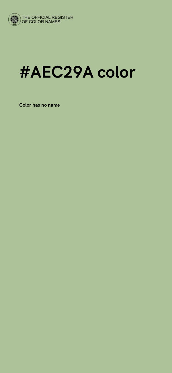 #AEC29A color image