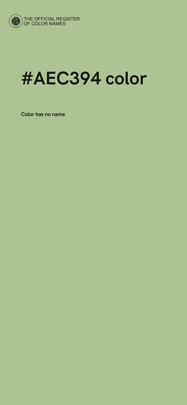 #AEC394 color image