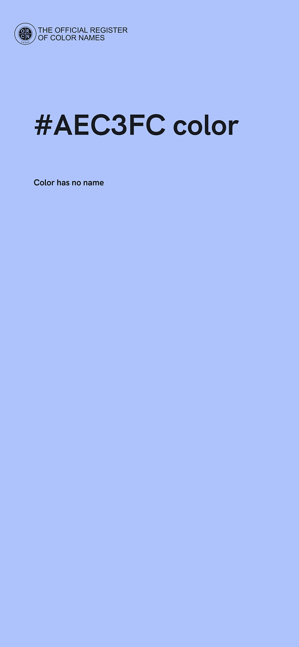 #AEC3FC color image