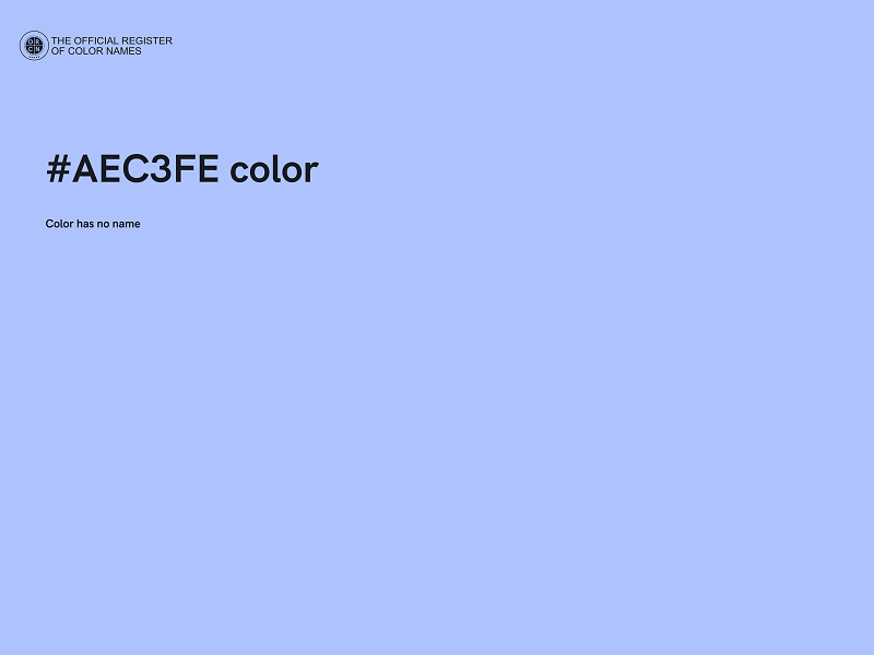 #AEC3FE color image