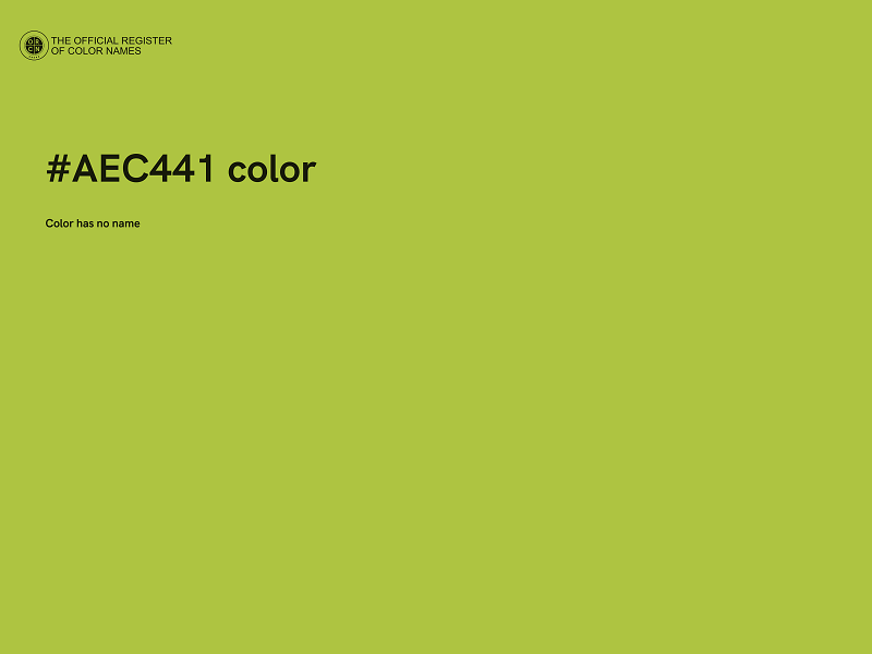 #AEC441 color image
