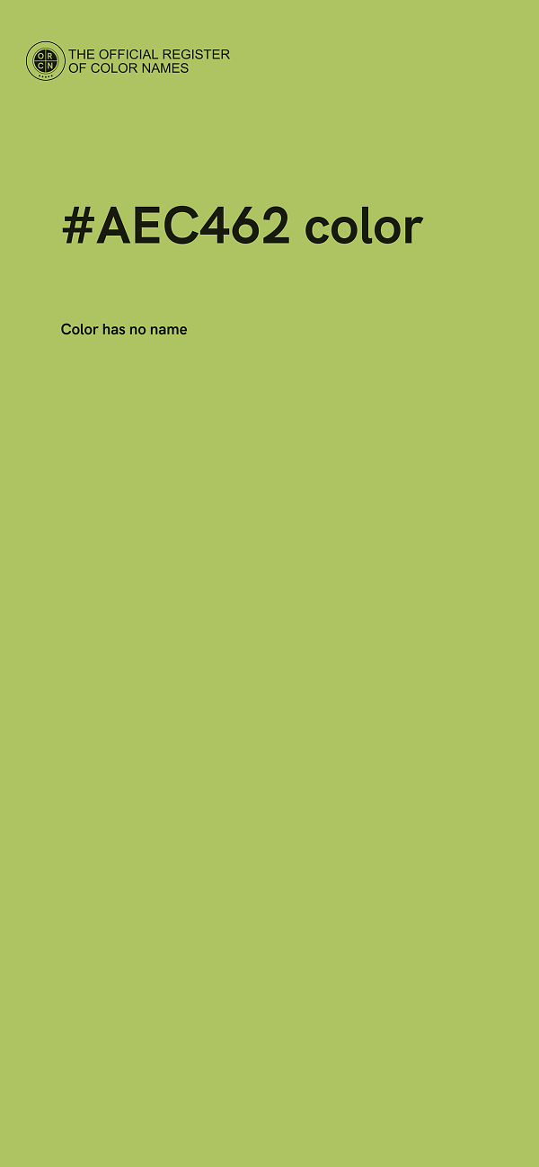 #AEC462 color image