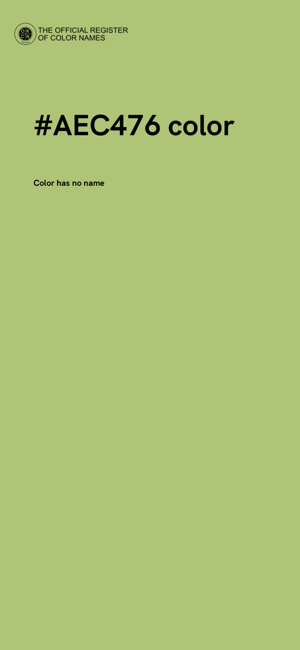 #AEC476 color image