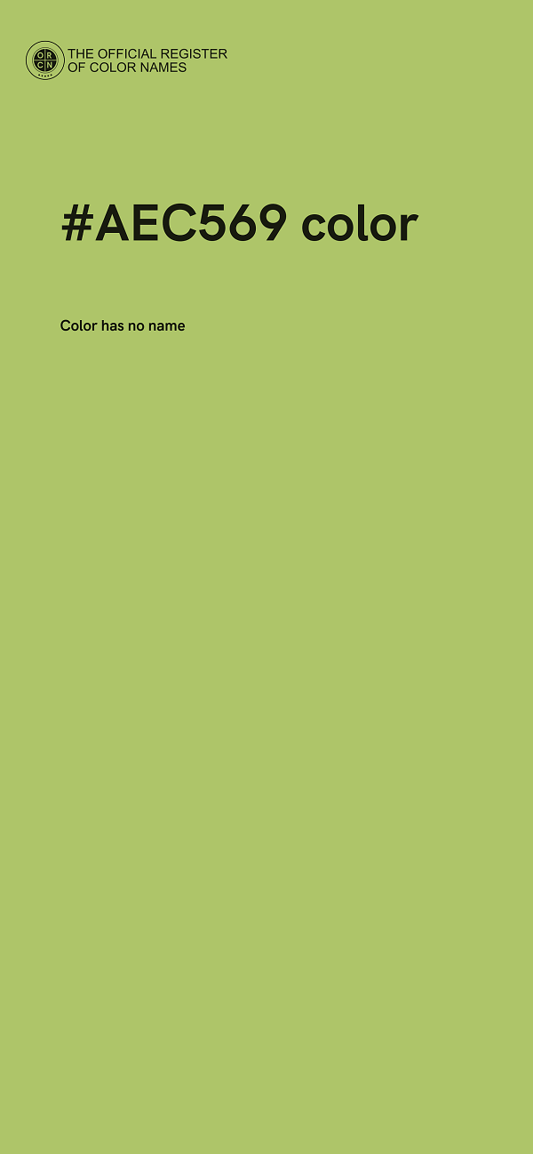 #AEC569 color image