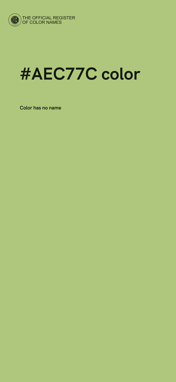 #AEC77C color image
