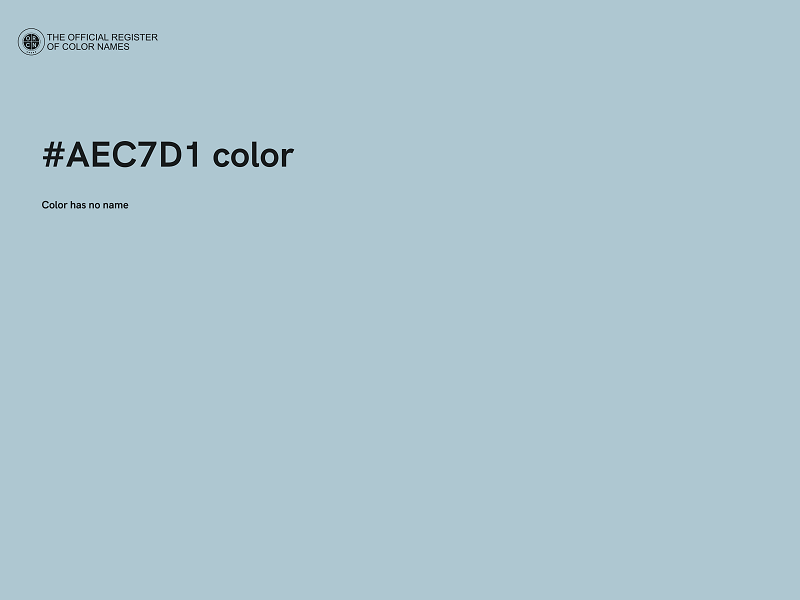 #AEC7D1 color image