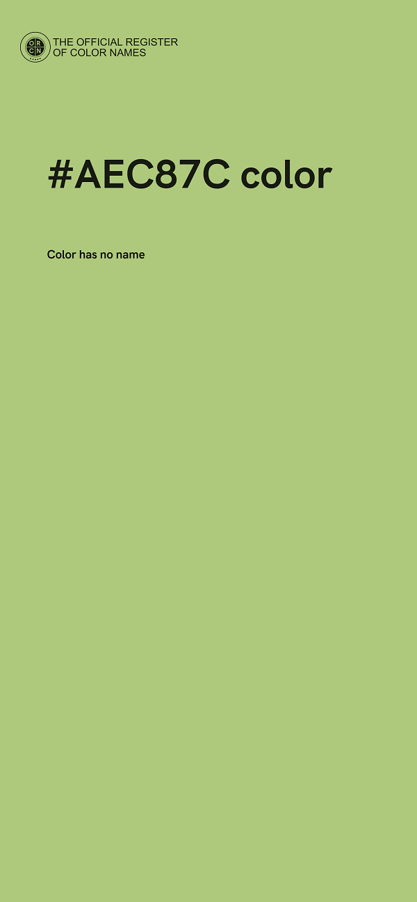 #AEC87C color image