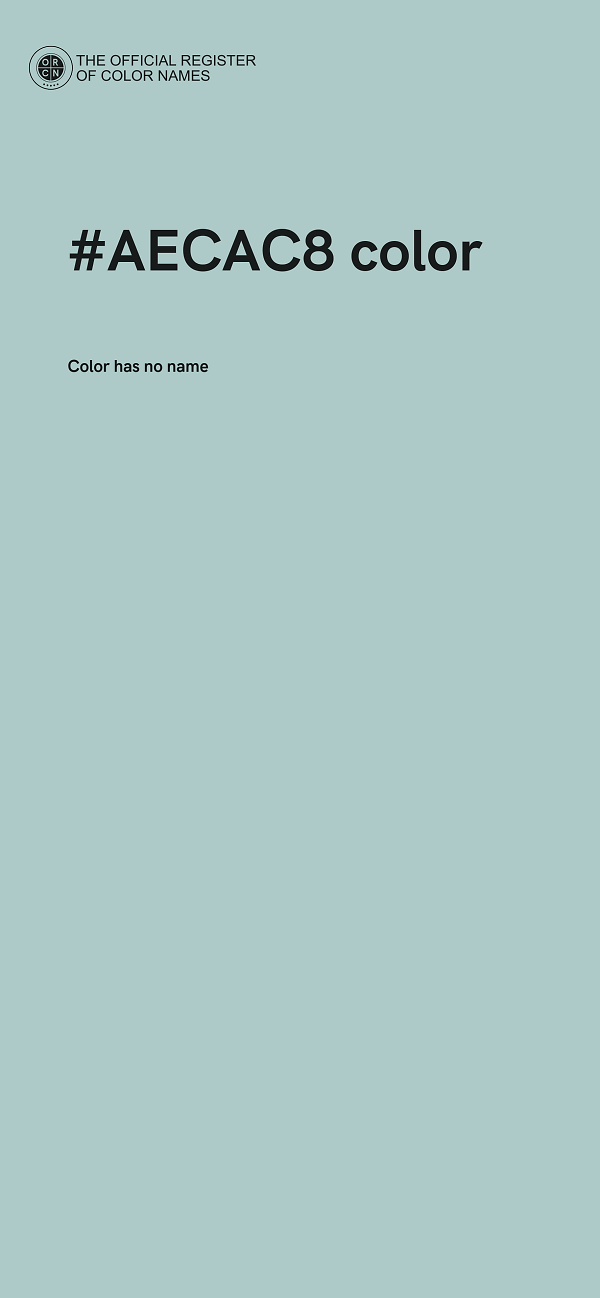 #AECAC8 color image