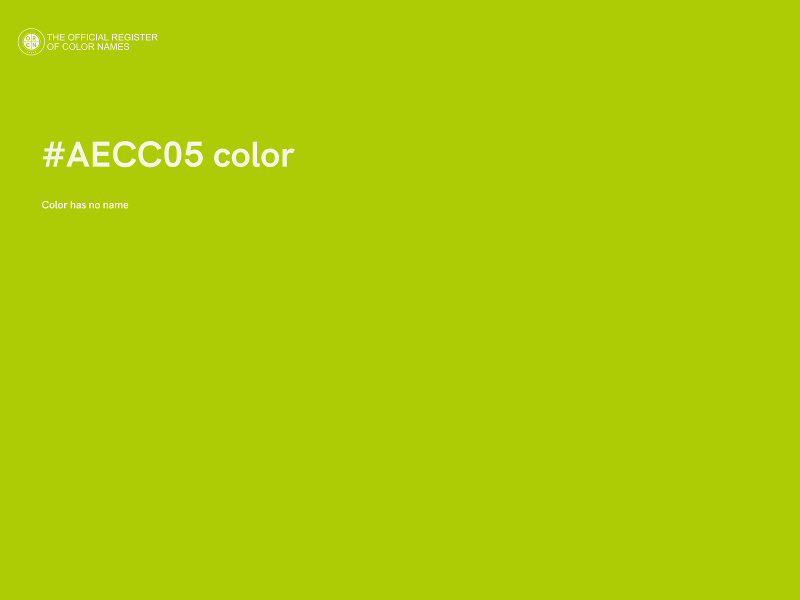 #AECC05 color image