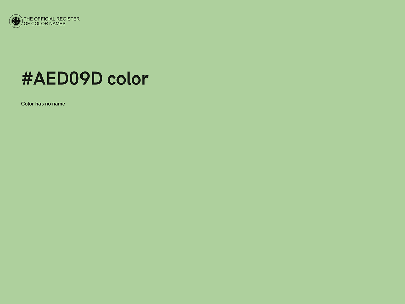 #AED09D color image