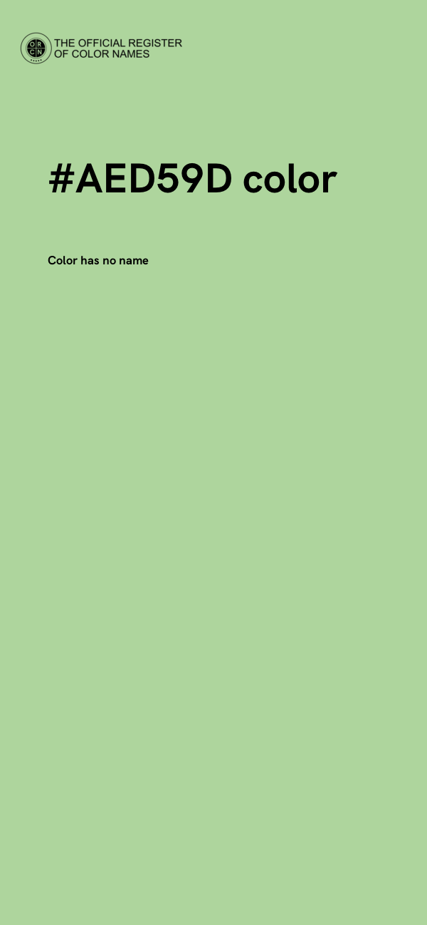 #AED59D color image