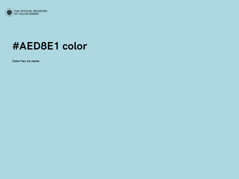 #AED8E1 color image