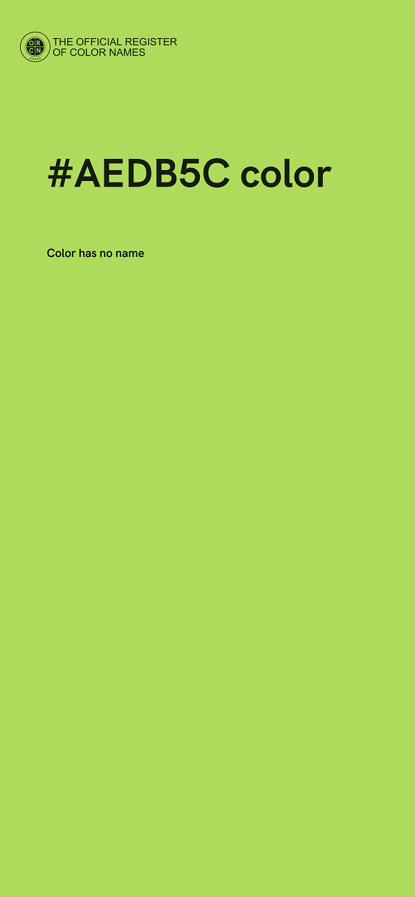 #AEDB5C color image