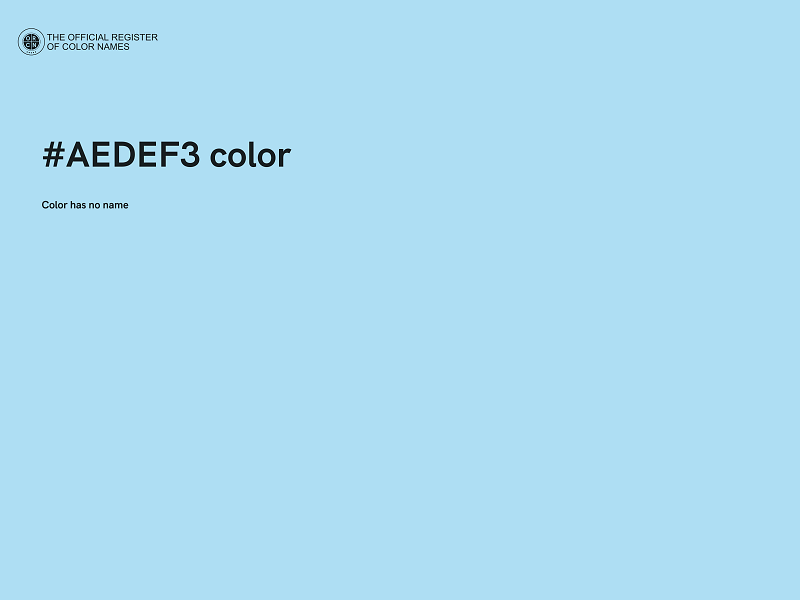 #AEDEF3 color image