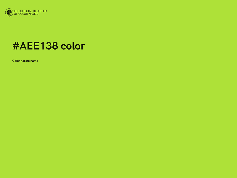 #AEE138 color image