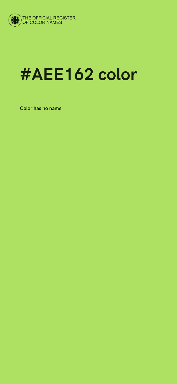 #AEE162 color image
