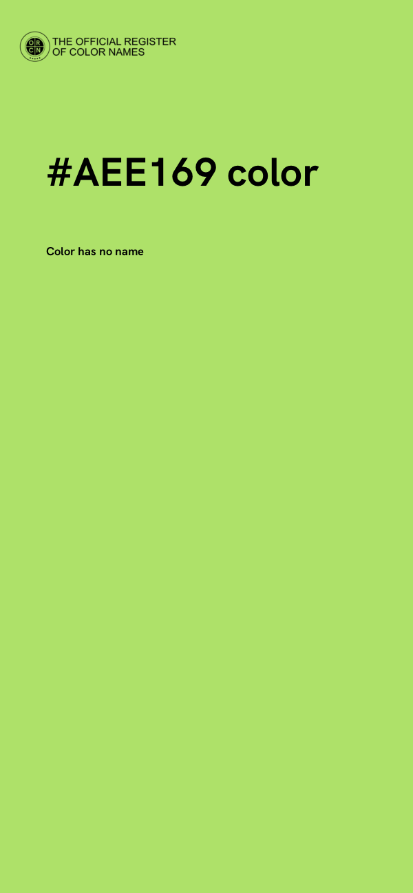 #AEE169 color image