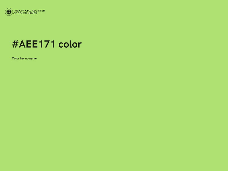 #AEE171 color image