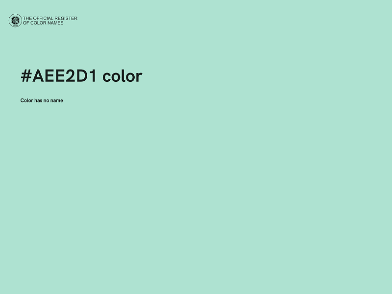 #AEE2D1 color image