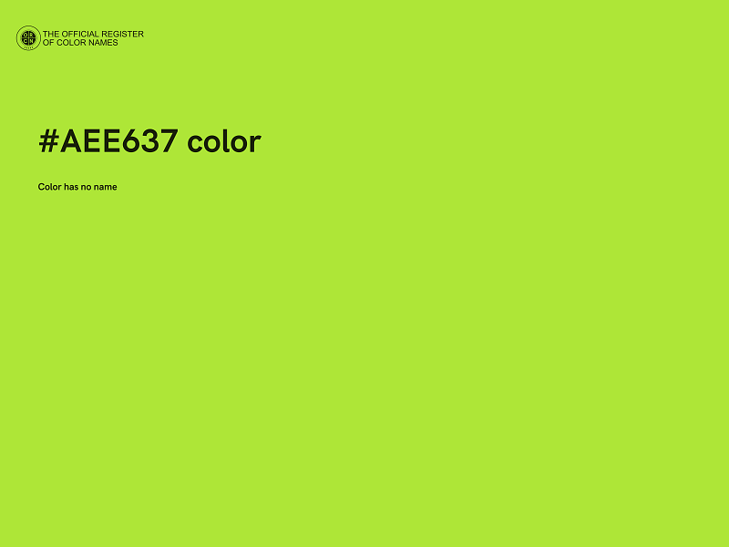 #AEE637 color image