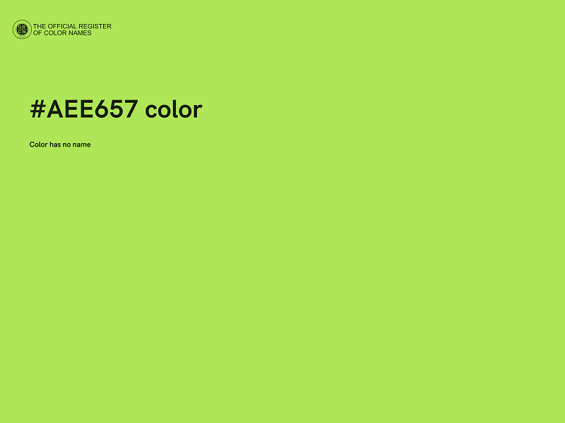 #AEE657 color image