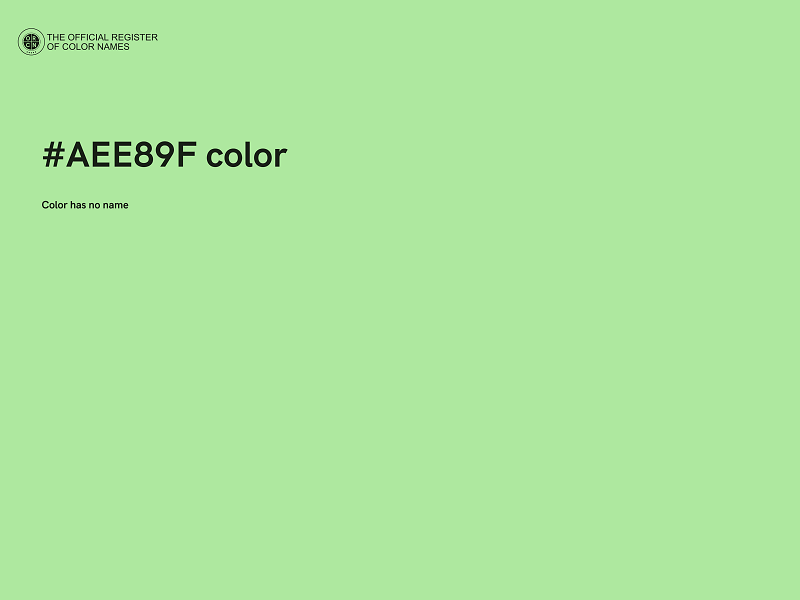 #AEE89F color image