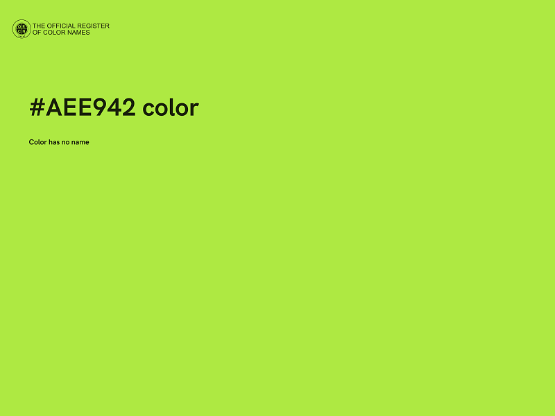 #AEE942 color image