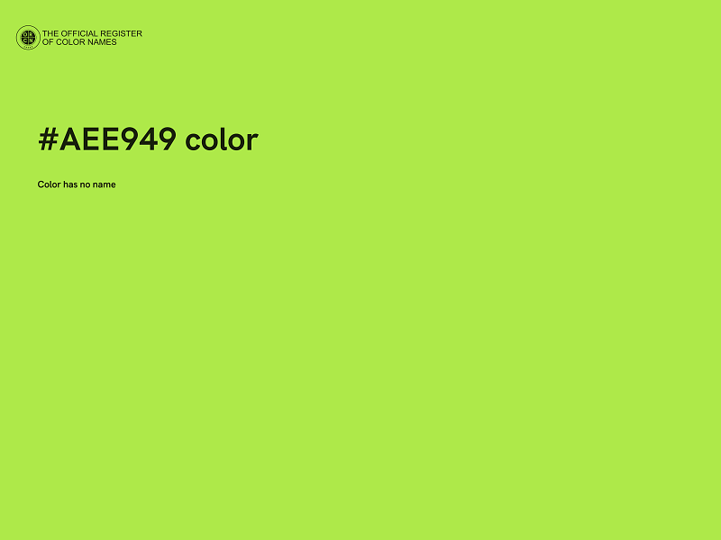 #AEE949 color image