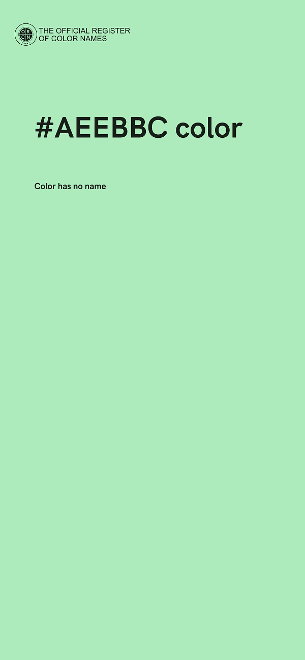 #AEEBBC color image