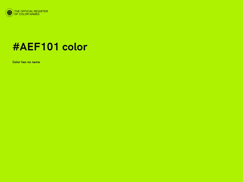 #AEF101 color image