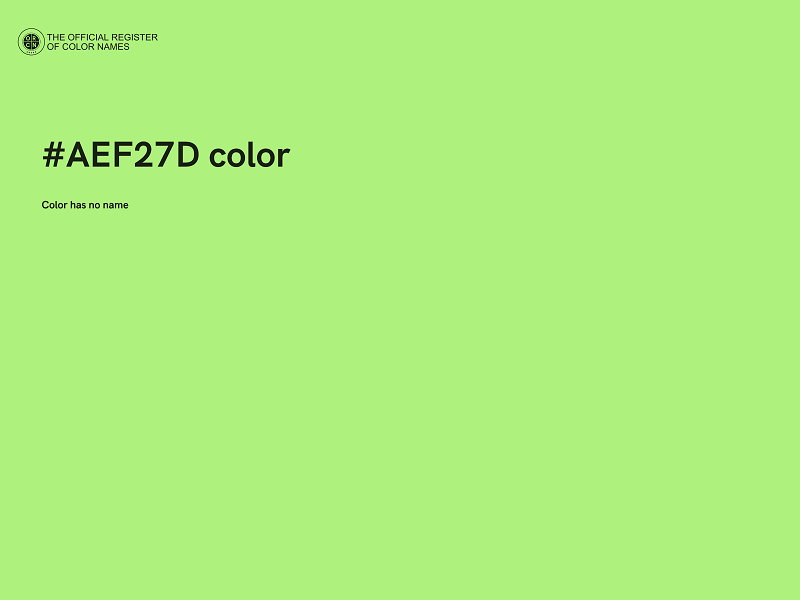 #AEF27D color image