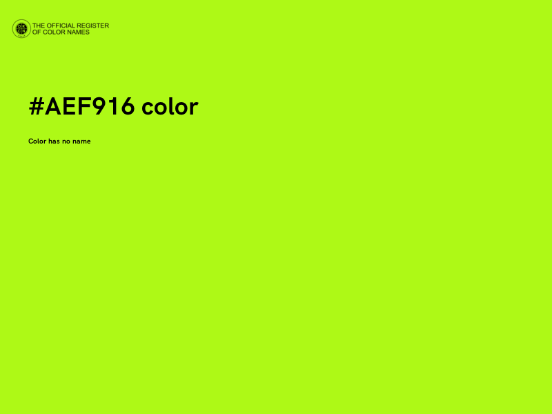 #AEF916 color image