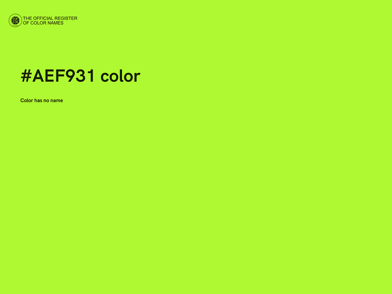 #AEF931 color image