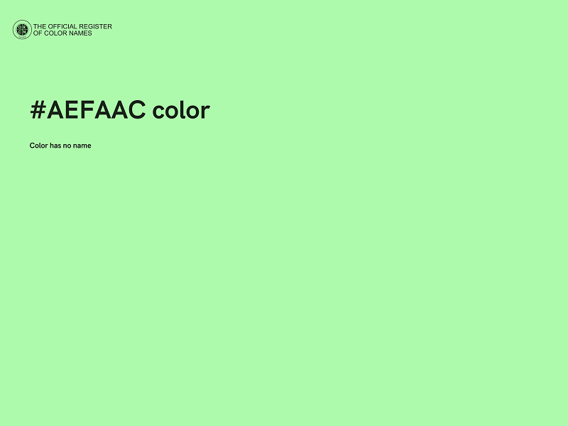 #AEFAAC color image