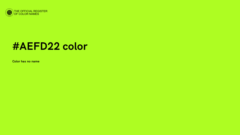 #AEFD22 color image