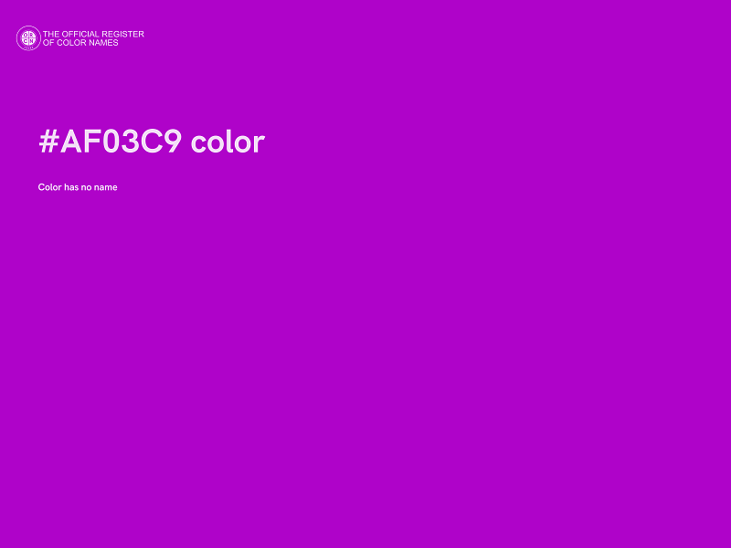 #AF03C9 color image